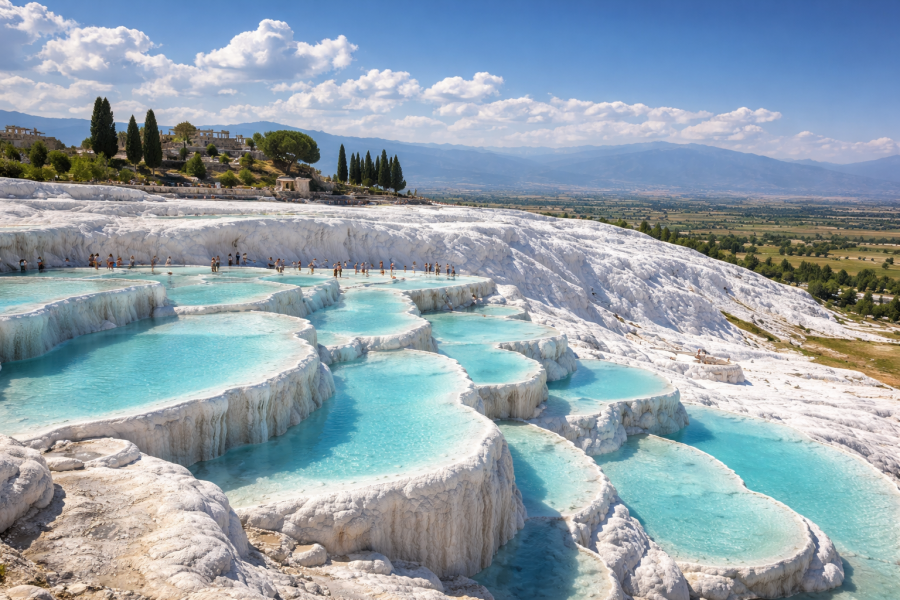 Pamukkale Traverten Buldan Turu  12 Nisan 